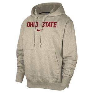 Mens NIKE CREAM Ohio State Buckeyes M NK STANDARD ISSUE PO HOOD